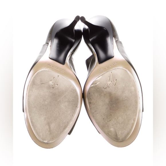Giuseppe zanotti green sling back pumps size 7 - Picture 5 of 5